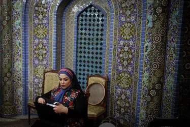 پشت صحنه ضبط کلیپ نوروزی ارکستر سازهای ملی ایران
