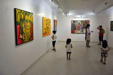 نمایشگاه نقاشی های هانی نجم در گالری دید