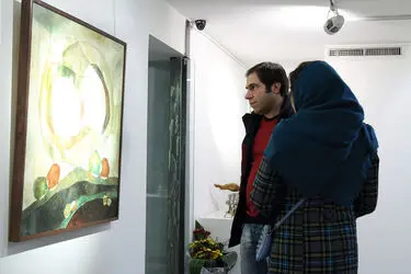 نمایشگاه نقاشی افروز هوشنگ با عنوان "مغاک" در گالری مژده