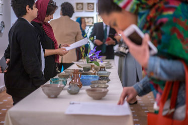 نمایشگاه آثار نقاشی و سرامیک چیبا میاماتو در خانه سرامیک فرزانه