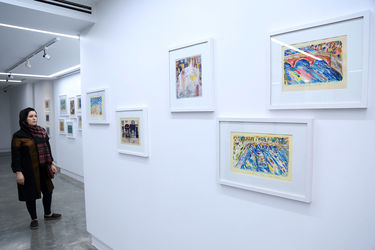 نمایشگاه نقاشی های اکبر نیکان‌پور در گالری ثالث