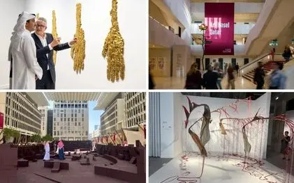 ویدئو:‌ افتتاح آرت‌ بازل قطر با حضور ۸۷ غرفه‌دار بین‌المللی و ۸۴ هنرمند