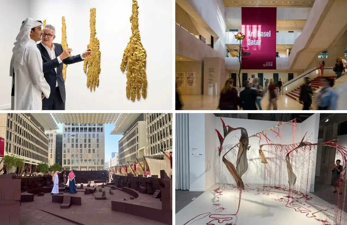 ویدئو:‌ افتتاح آرت‌ بازل قطر با حضور ۸۷ غرفه‌دار بین‌المللی و ۸۴ هنرمند