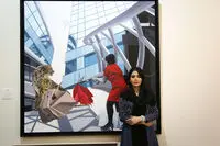 انعکاس زیست بوم کویری ایران در آثار هنری/ تصاویری از نمایشگاه "جان کویر"  را ببینید
