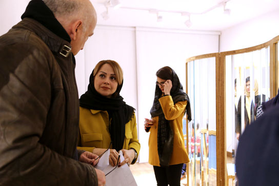 افتتاحیه نمایشگاه بیژن شافعی در گالری زمان هنر