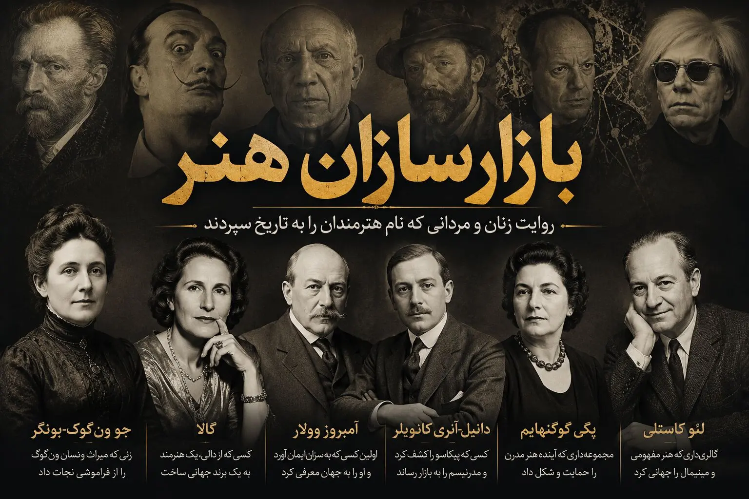 بازارسازان هنر؛ پرونده‌ای ویژه در ایران‌آرت /۱۳ چهره کاشف بازار هنر
