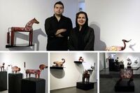 Mojdeh Gallery in Tehran Presents Ahad Ghadiri’s Hybrid Sculptures/ Photos 