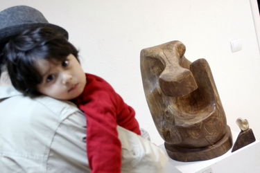 نمایشگاه مجسمه های جمشید مرادیان و شاگردانش در فرهنگسرای ابن سینا