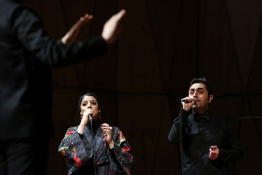 اجرای گروه آوازی تهران در جشنواره موسیقی فجر