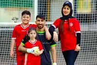 ۸ جام قهرمانی برای همسر علیرضا بیرانوند / اکرم بیرانوند همسر علیرضا بیرانوند فاتح لیگ برتر شد! +عکس