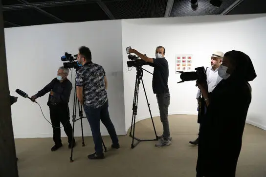 دیدار خبرنگاران خارجی از موزه هنرهای معاصر تهران