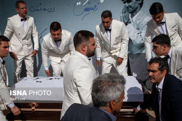 مراسم تشییع پیکر ناصر تقوایی