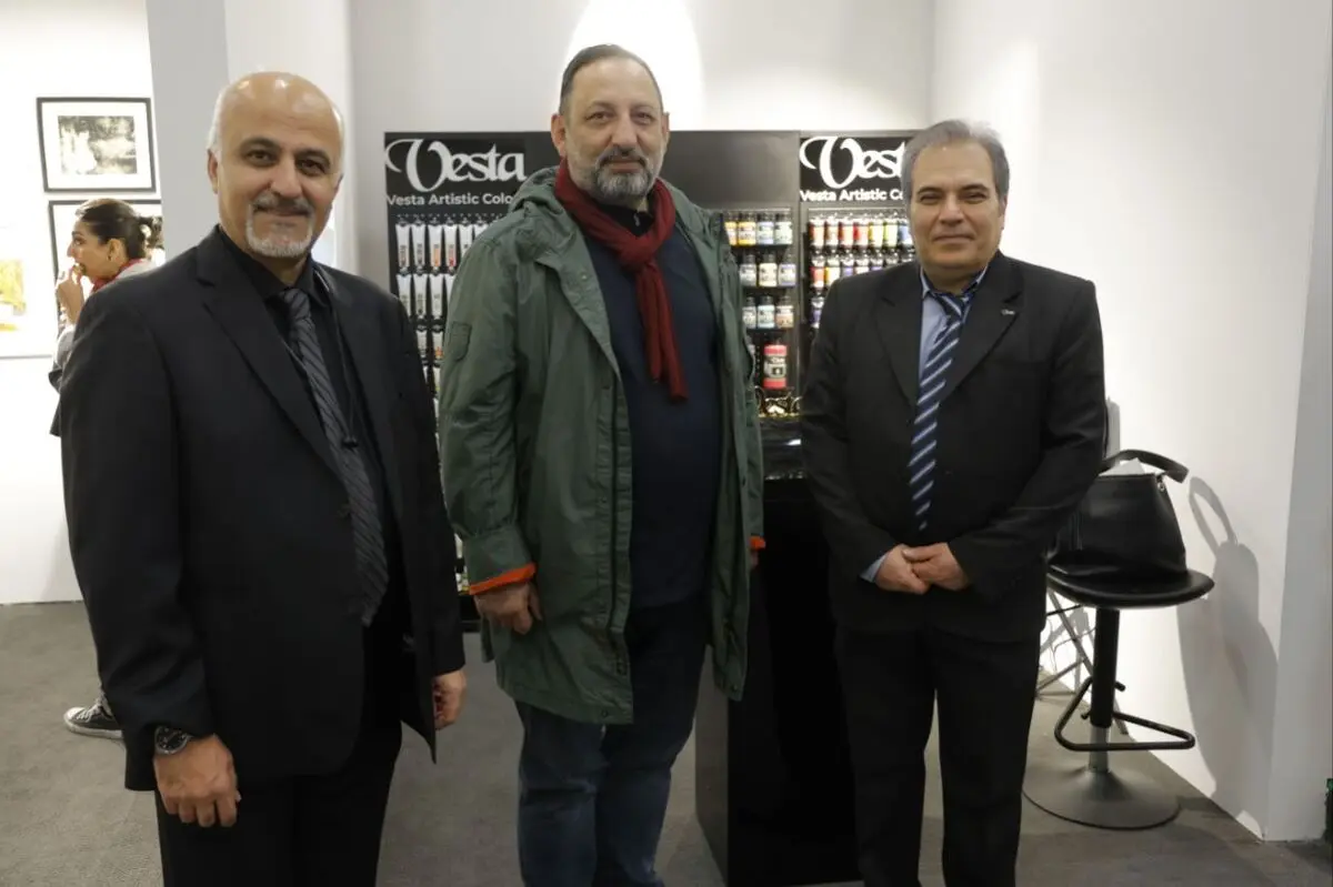 Vesta Color at the first Tehran Art Fair