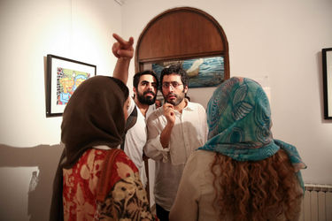 نمایشگاه نقاشی های آذرخش فراهانی در گالری آتبین