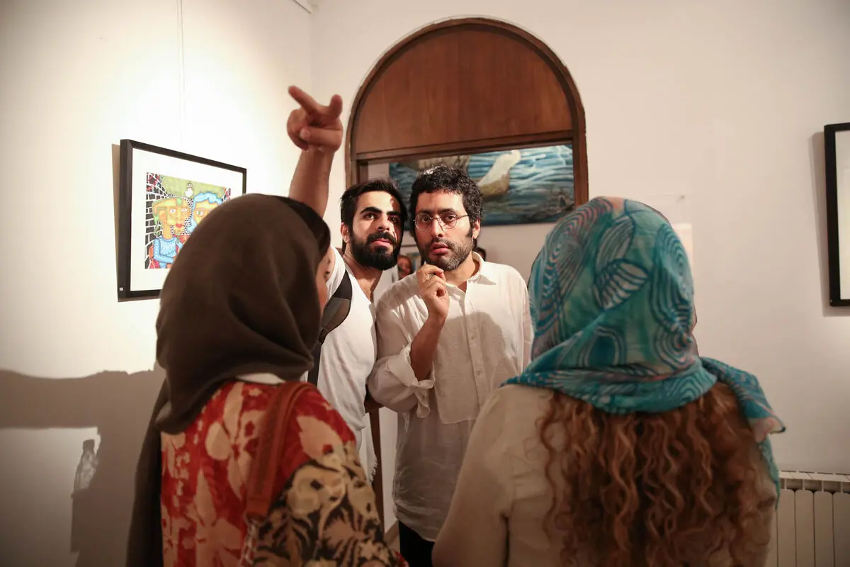 نمایشگاه نقاشی های آذرخش فراهانی در گالری آتبین