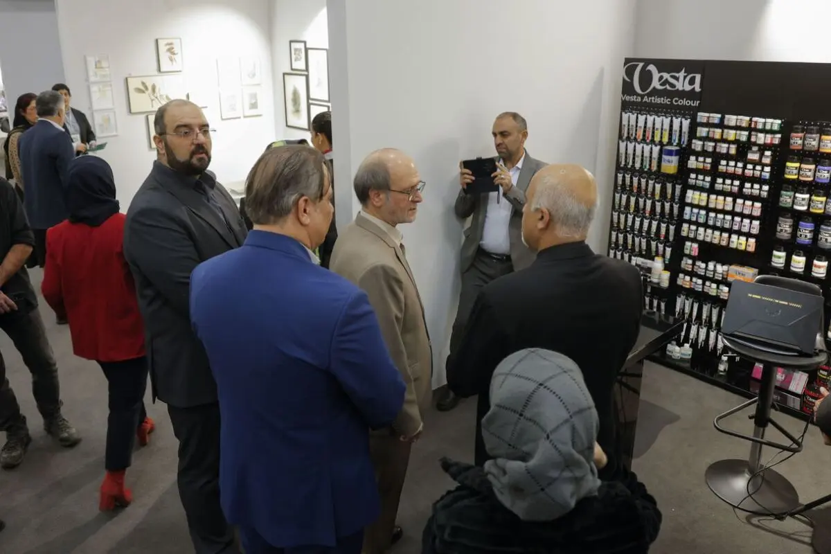 Vesta Color at the first Tehran Art Fair