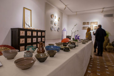 نمایشگاه آثار نقاشی و سرامیک چیبا میاماتو در خانه سرامیک فرزانه