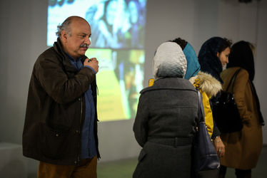 افتتاحیه طراحی اعلان سردر سینما در ایران در گالری سلام