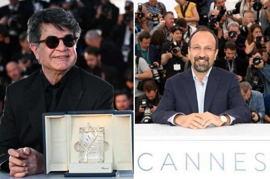 واکنش اصغر فرهادی به نخل طلا جعفر پناهی/ عکس