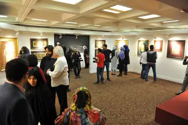 افتتاحیه بخش نمایشگاهی چهارمین حراج باران در مرکز همایش‌های بین‌المللی رایزن