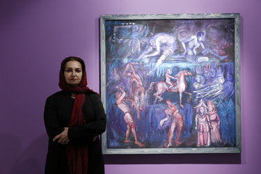 افتتاحیه نمایشگاه نقاشی های ترانه صادقیان در گالری ویستا