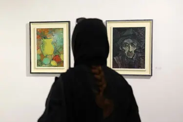 نمایشگاه نقاشی های ابراهیم فرجی در گالری هور‎