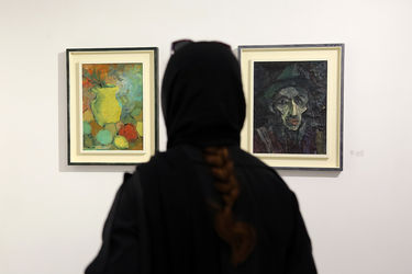 نمایشگاه نقاشی های ابراهیم فرجی در گالری هور‎