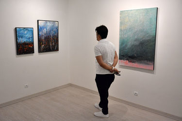 نمایشگاه نقاشی های سامان فرهنگی در گالری دید