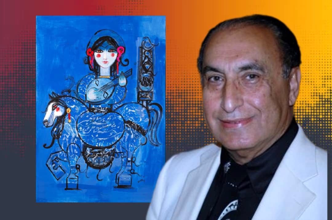 ناصر اویسی و آیکون ایرانی؛ زن، اسب، خط و موسیقی در کلکسیون رها گالری 