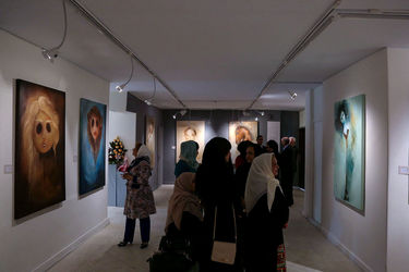 نمایشگاه نقاشی های مهناز بهرام نیا در گالری نگر