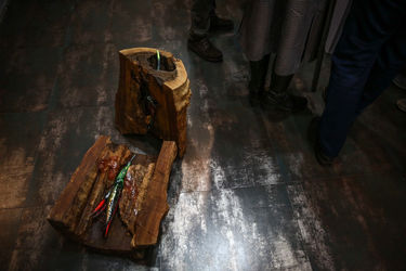 نمایشگاه مجسمه عبدالناصر گیو قصاب در گالری آریا