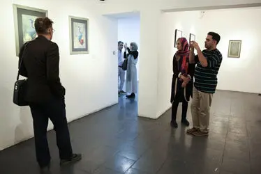 افتتاحیه نمایشگاه آثار منصور قندریز در گالری فردا
