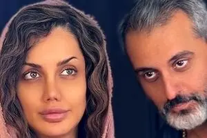 علیرام نورایی و آرایش کردن همسرش جلوی دوربین/ فیلم 