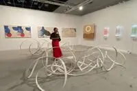 گالری کاستوت Custot با طعم فرانسوی و ۳ هنرمند در آرت ابوظبی 2023 | عکس ها 