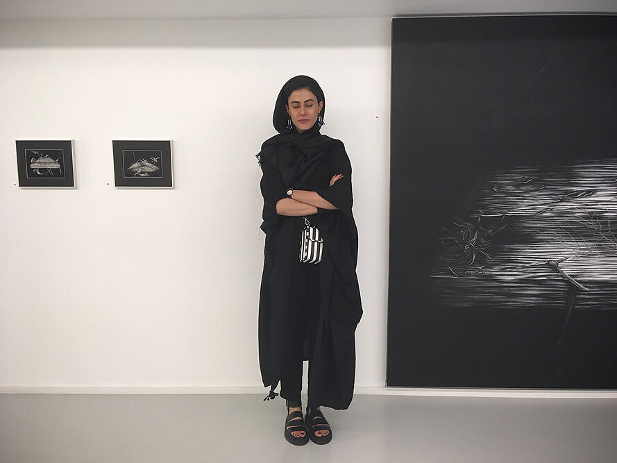 نمایشگاه آثار طراحی ریحانه افضلیان در گالری والی