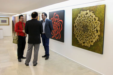 نمایشگاه نقاشی خط روح الله حسین زاده در گالری والی