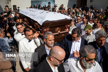 مراسم تشییع پیکر ناصر تقوایی
