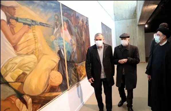 ببینید: دیدار رئیس جمهور رئیسی از گالری های موزه هنرهای معاصر تهران/ آقایی، نیرومند، حبیب الله صادقی آثار هنری را به رئیسی معرفی می کنند