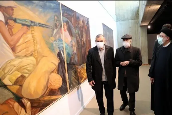 ببینید: دیدار رئیس جمهور رئیسی از گالری های موزه هنرهای معاصر تهران/ آقایی، نیرومند، حبیب الله صادقی آثار هنری را به رئیسی معرفی می کنند
