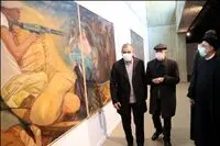 ببینید: دیدار رئیس جمهور رئیسی از گالری های موزه هنرهای معاصر تهران/ آقایی، نیرومند، حبیب الله صادقی آثار هنری را به رئیسی معرفی می کنند