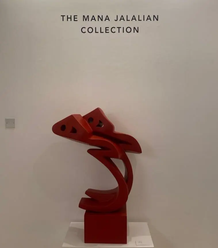 See: Mana Jalalian, Sepehri, Monir Farmanfarmaian, Charles Zenderoudi, Tanavoli, and Iranian Masterworks