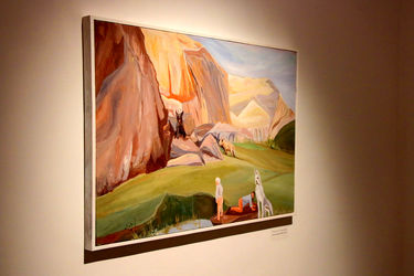 نمایشگاه نقاشی های آوا بهرامی با عنوان "سپید دندان" در گالری ویستا