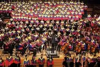 Where is the biggest orchestra?
