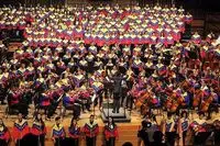 Where is the biggest orchestra?