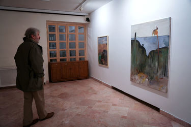 افتتاحیه نمایشگاه نقاشی‌های علی گلستانه در گالری مریم فصیحی هرندی