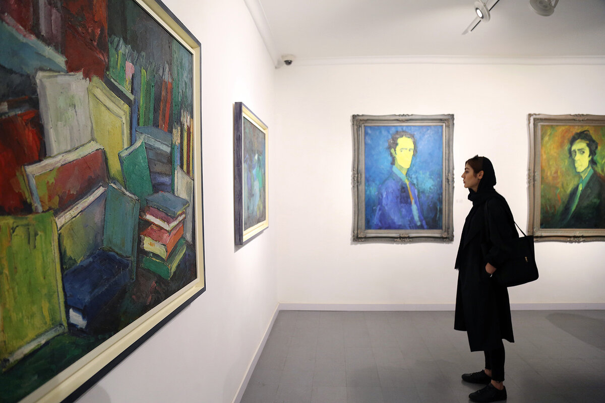 بخشی از تاریخ هنر ایران را در نقاشی‌های ابراهیم فرجی ببینید