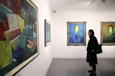 نمایشگاه نقاشی های ابراهیم فرجی در گالری هور‎