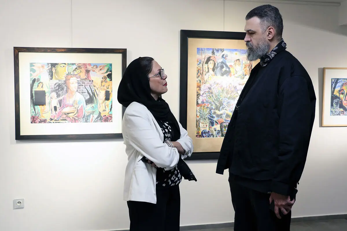 نمایشگاه مهدی سحابی و منوچهر صفرزاده در گالری مژده