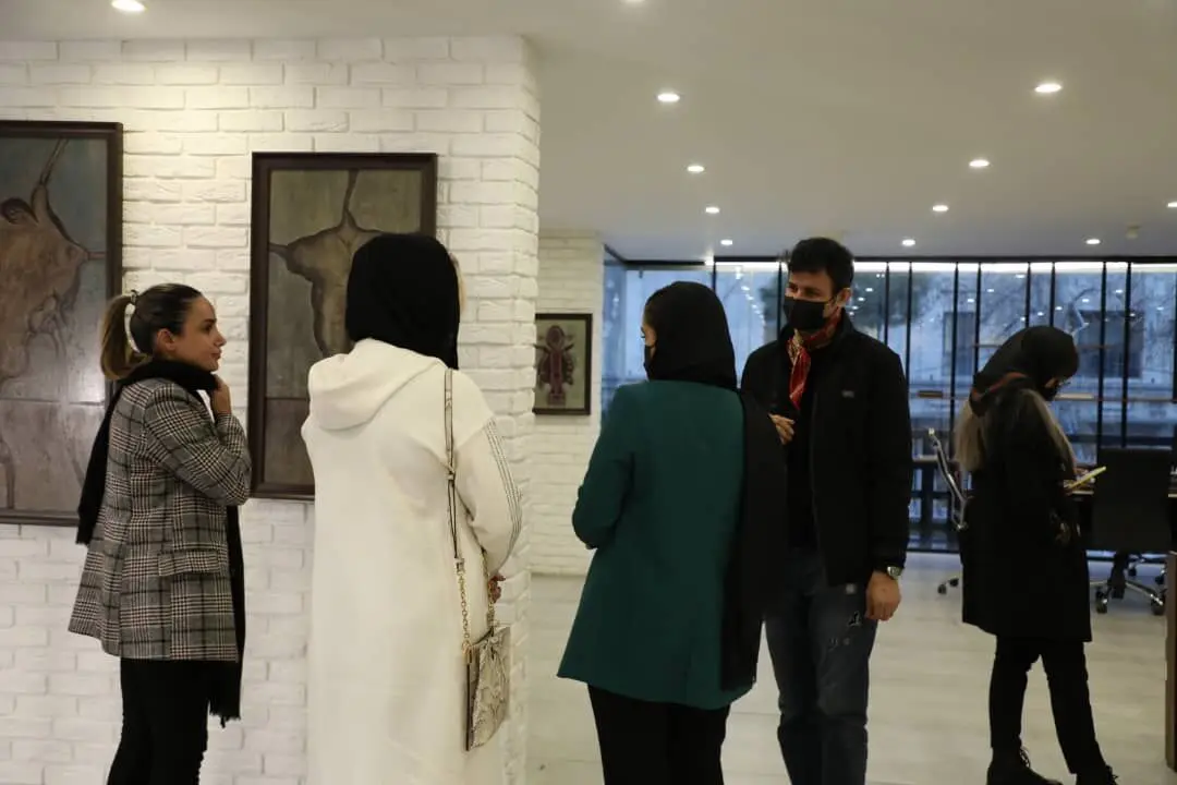 محمد محمدزاده در گالری ماهر