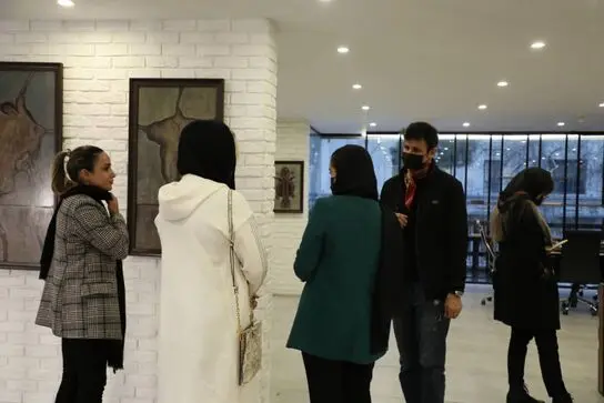 محمد محمدزاده در گالری ماهر